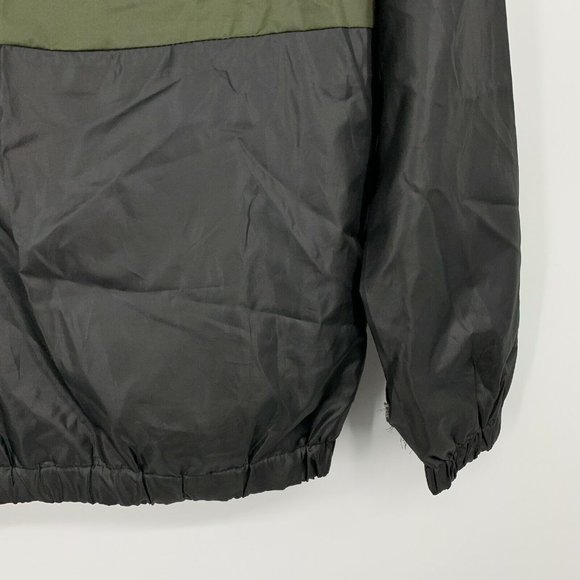 Beverly Hills Polo Club Jacket Green Black Hooded 1/4 Zip - Picture 10 of 11